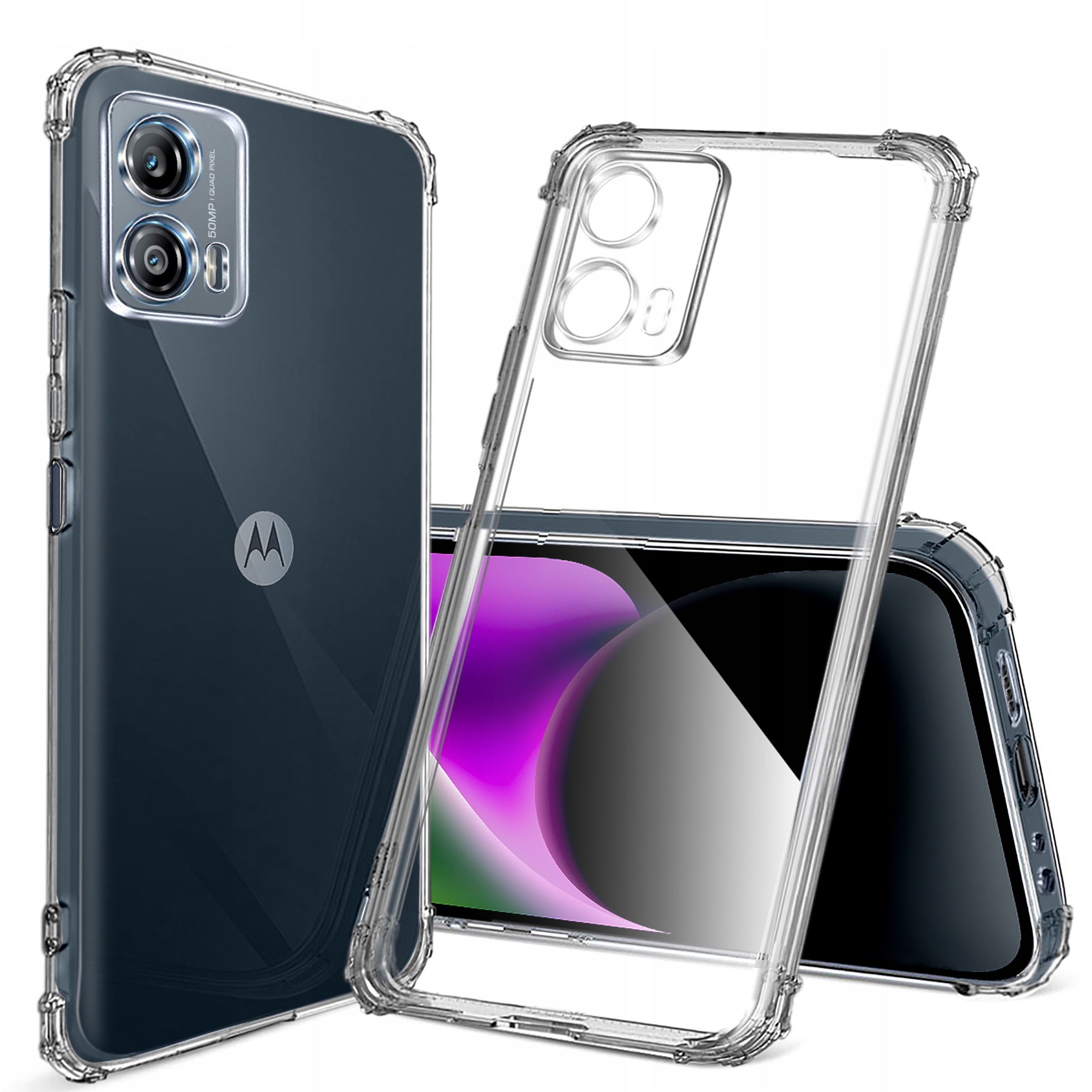 

Etui do Motorola Moto G73 Anti-shock Szkło 9H