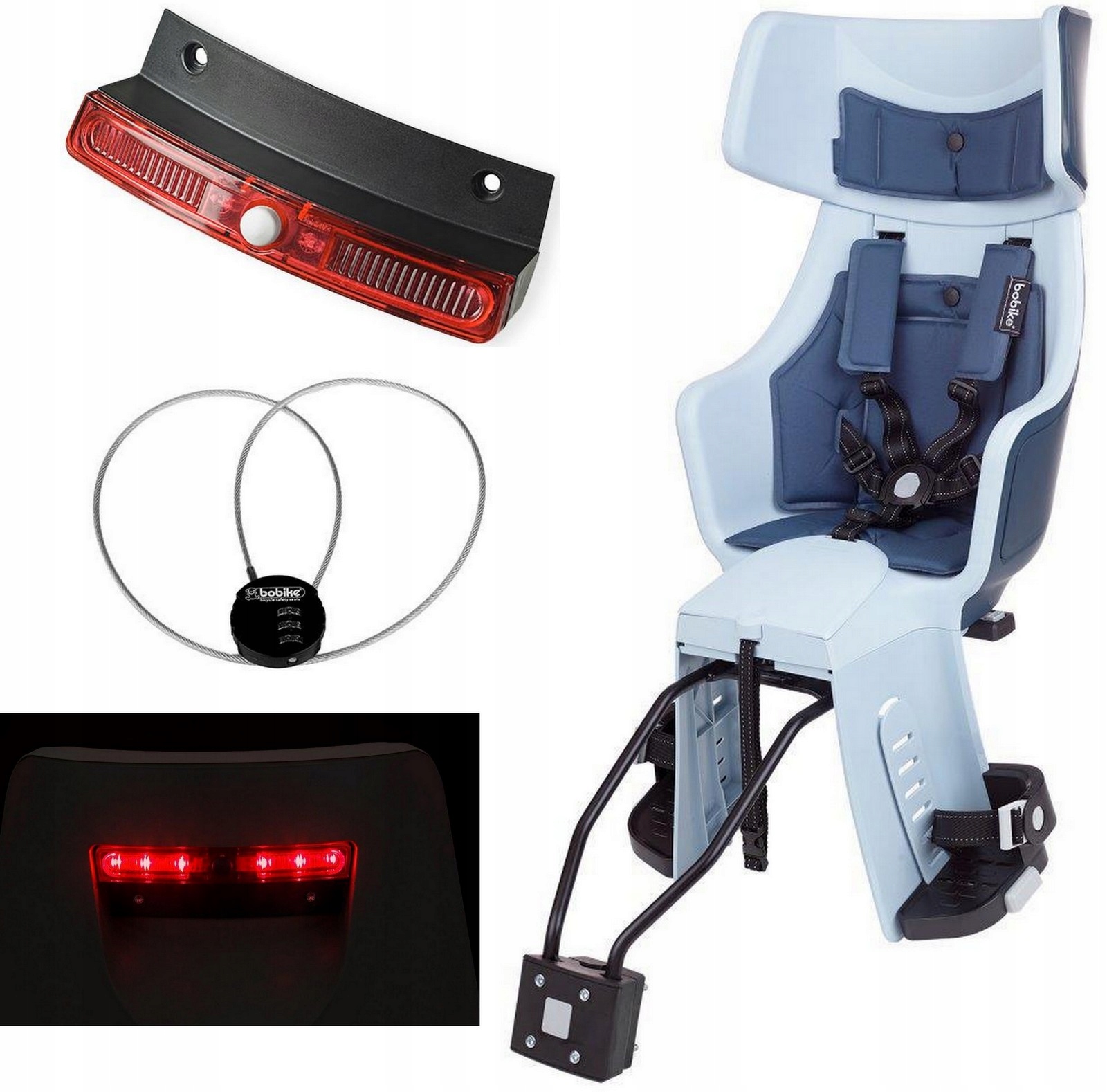 

Fotelik rowerowy excl.Tour Plus Led 1P rama 9-22kg