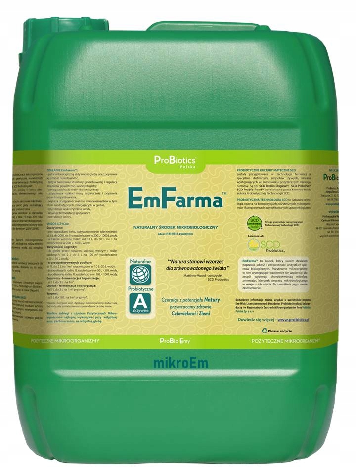 

Bakterie do stawu EmFarma 10 l