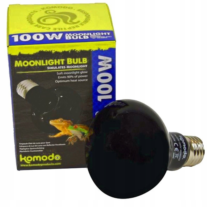 Komodo Moonlight 75W – noční topná žárovka