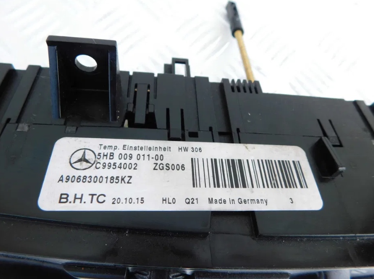 Sprinter 906 VW CRAFTER control panel nawiewami regulacja A9068300185KZ