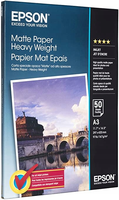 Fotopapír Epson C13S041261 50 ks 167 g/m² matný