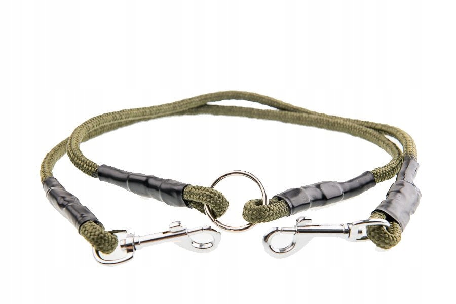 

Rozdzielacz dla psa dwójnik 2x60 khaki B. Mocny!