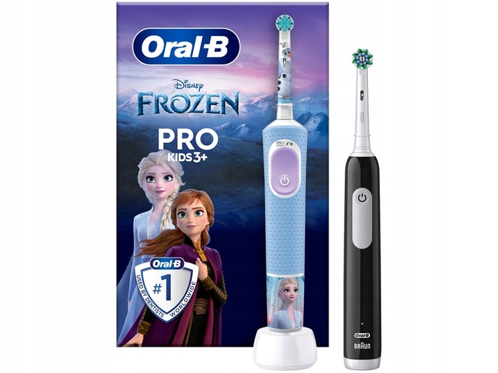 Szczoteczki elektryczne Oral-B, edycja rodzinna Pro Kids Frozen Kraina Lodu