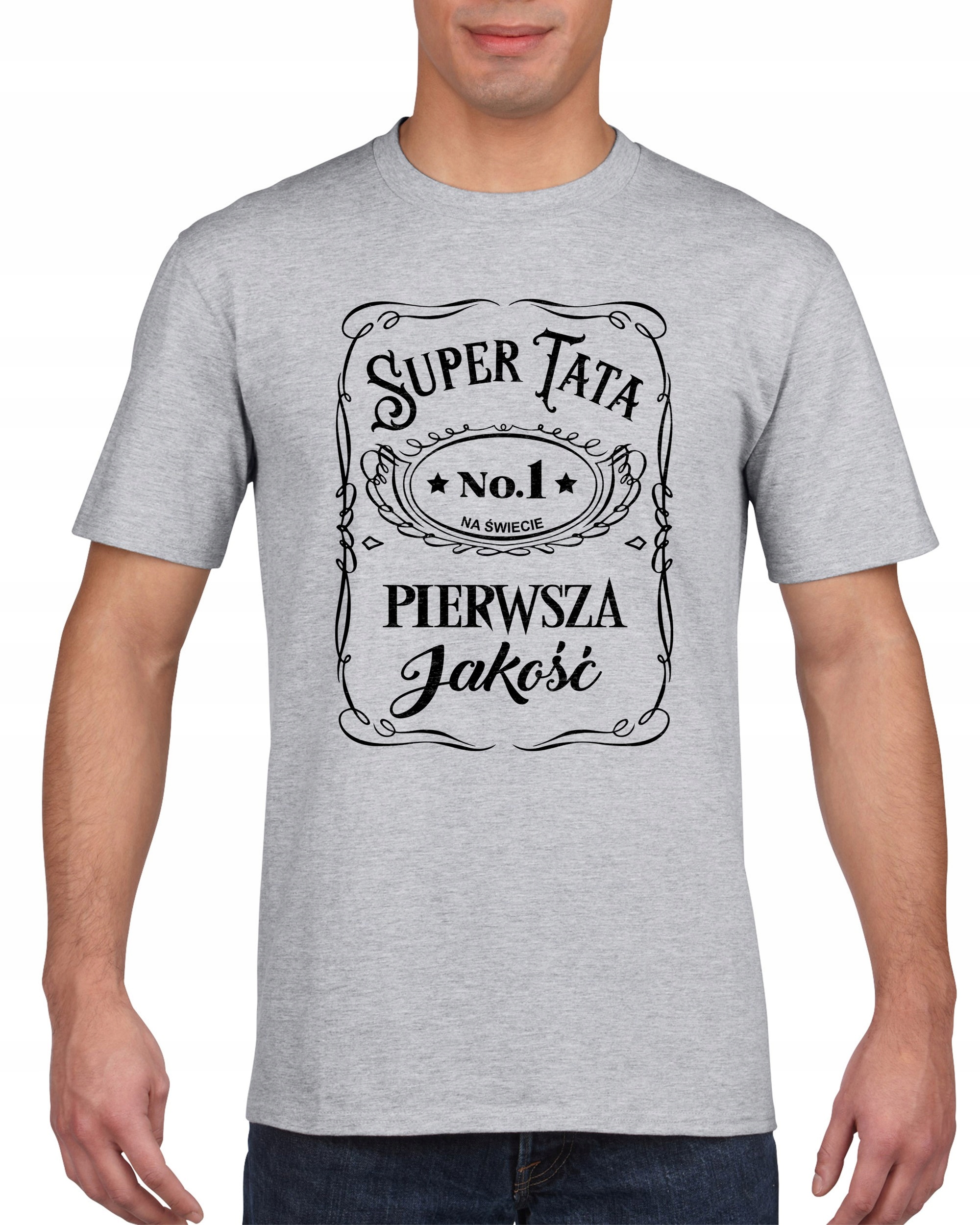

Koszulka męska Super Tata NO1 Dzien Ojca XL