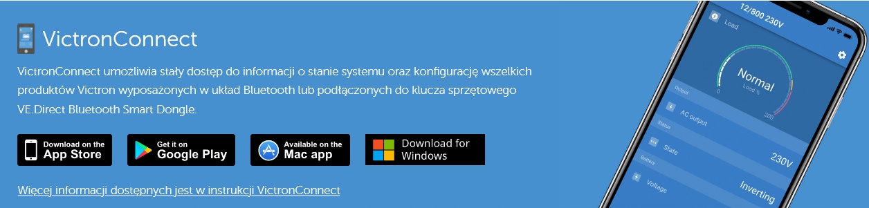 PRZETWORNICA NAPIECIA Falownik Victron 12 375 Input voltage 12 V
