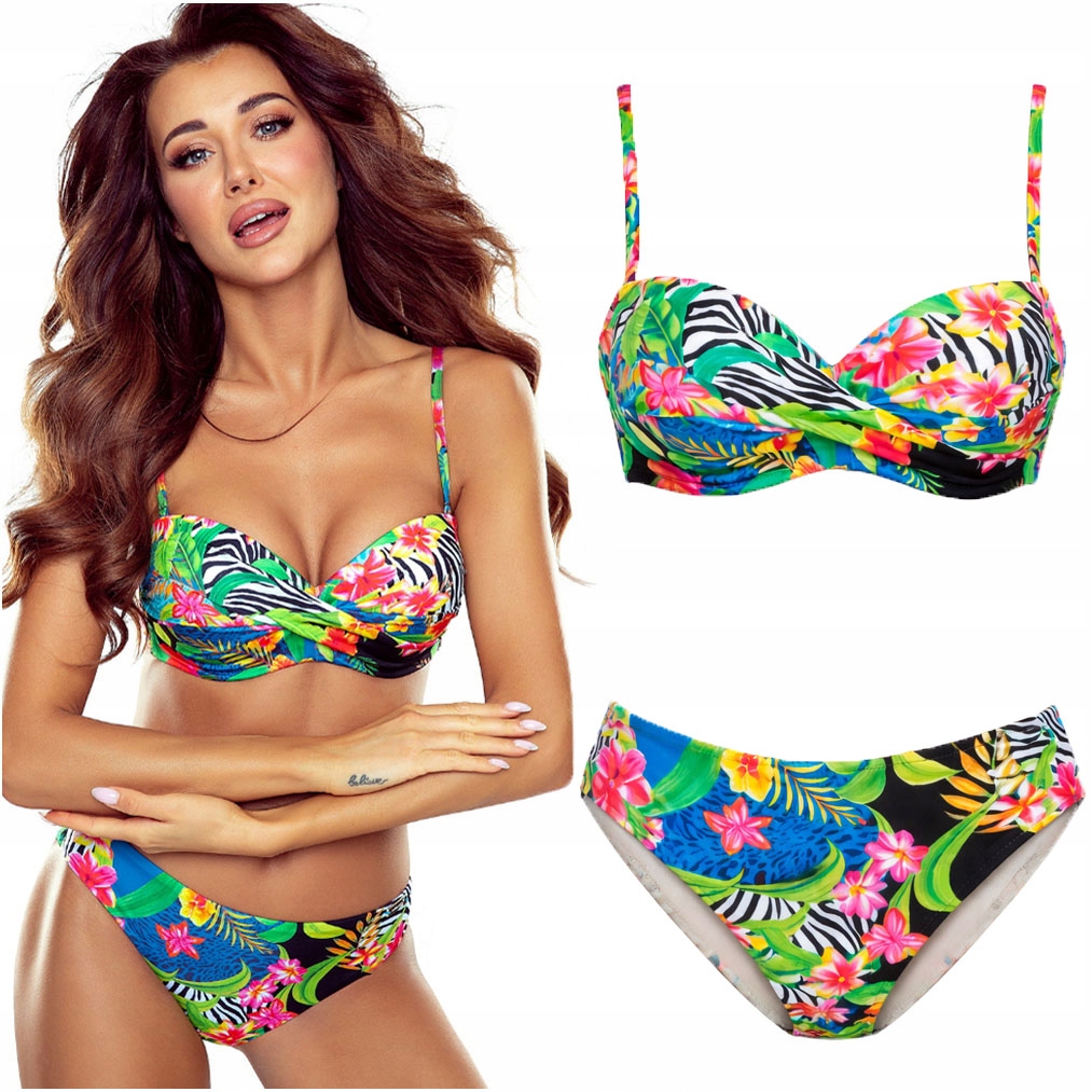 Dámské dvoudílné plavky Gabbiano Push Up Evita Pl 42C/XL