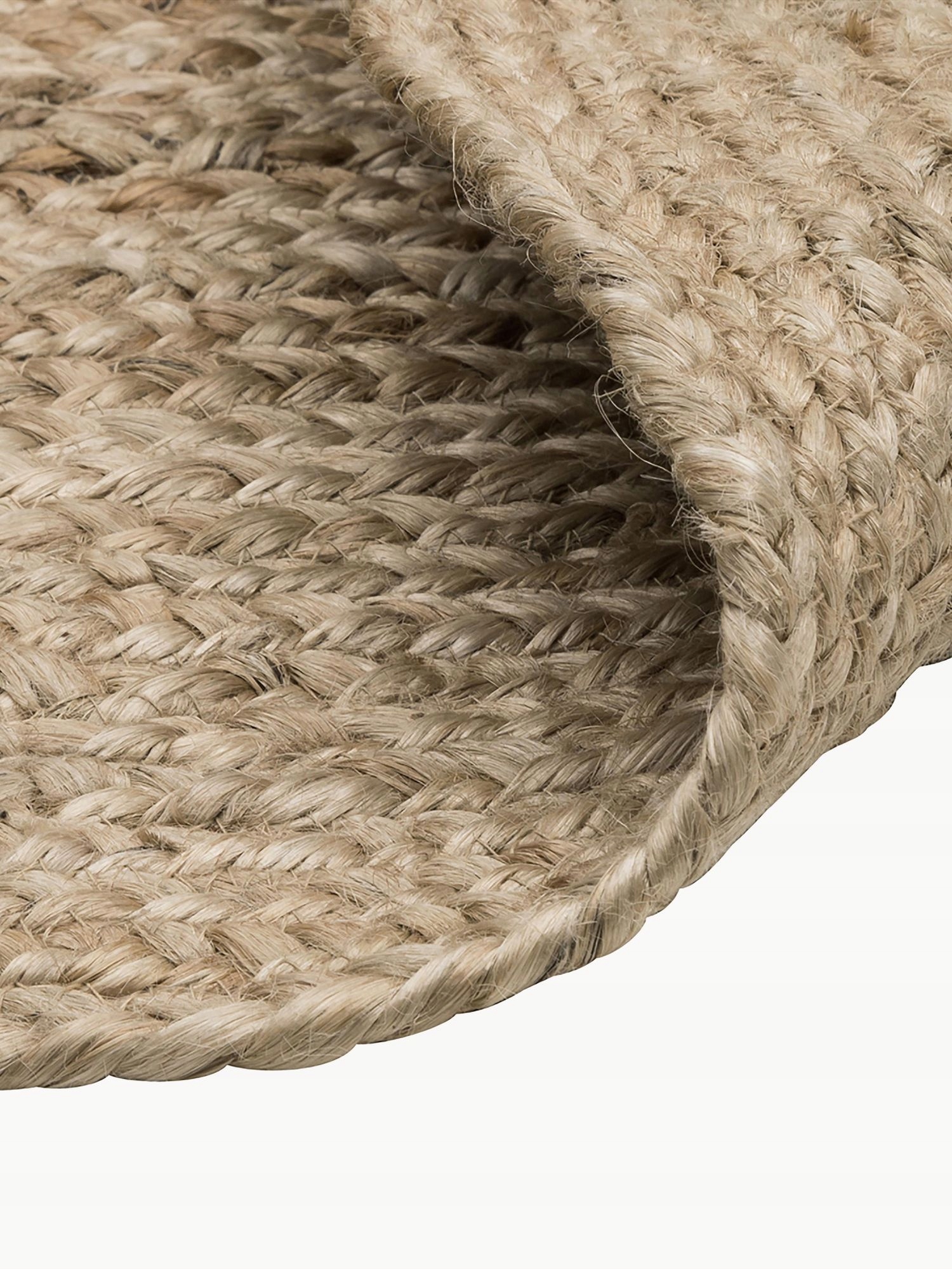 Okrągły dywan z juty Tapu, wykonany ręcznie 150 Kod producenta DEL8SHY01-112