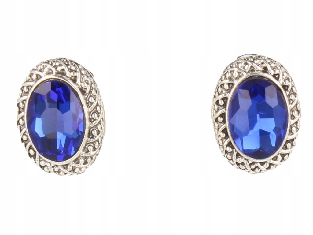 Klipsy do uszu mirror granatowe Płeć kobieta