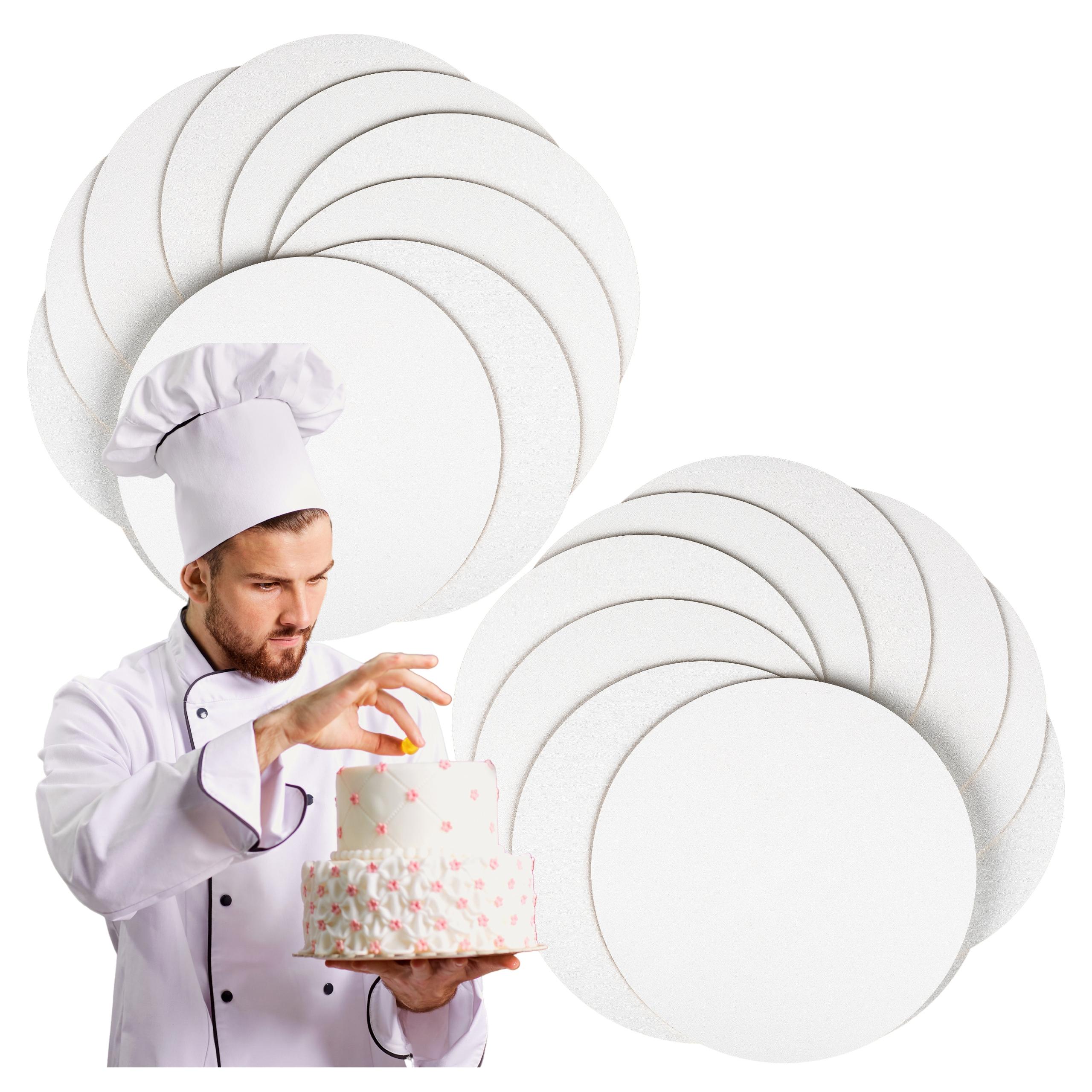 Podkład Pod Tort Okrągły 28CM 20SZT Hdf Podkładki Sztywny Bezzapachowy