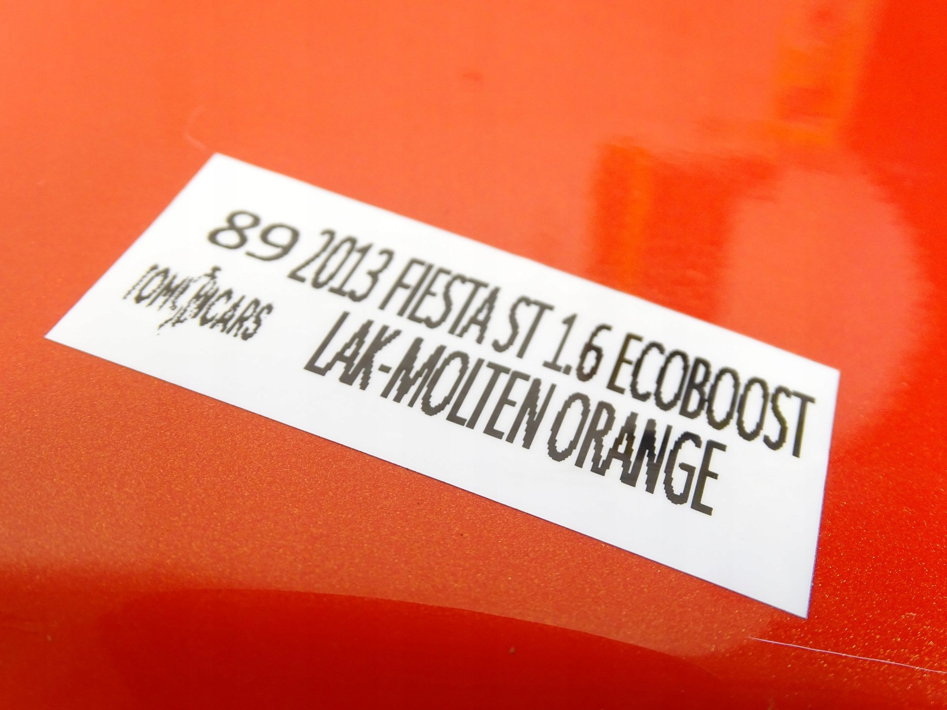 fender right front front FORD FIESTA ST MK7 MOLTEN ORANGE