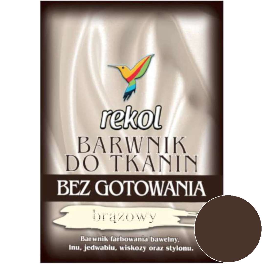 barwnik do tkanin bez gotowania  brązowy 15g — 2