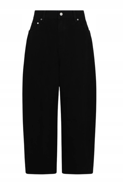 Helmut Lang Černé Jednoduché Džíny S Vysokým Pasem Bavlna 31 Kwp