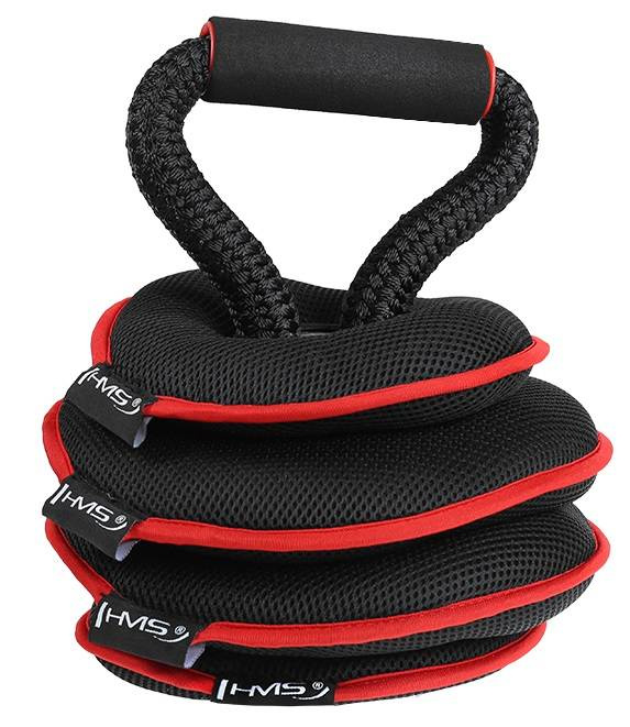 Měkký Kettlebell s Regulací Hmotnosti 0,6-8,75 kg pro Silový Trénink a Cvičení Hms