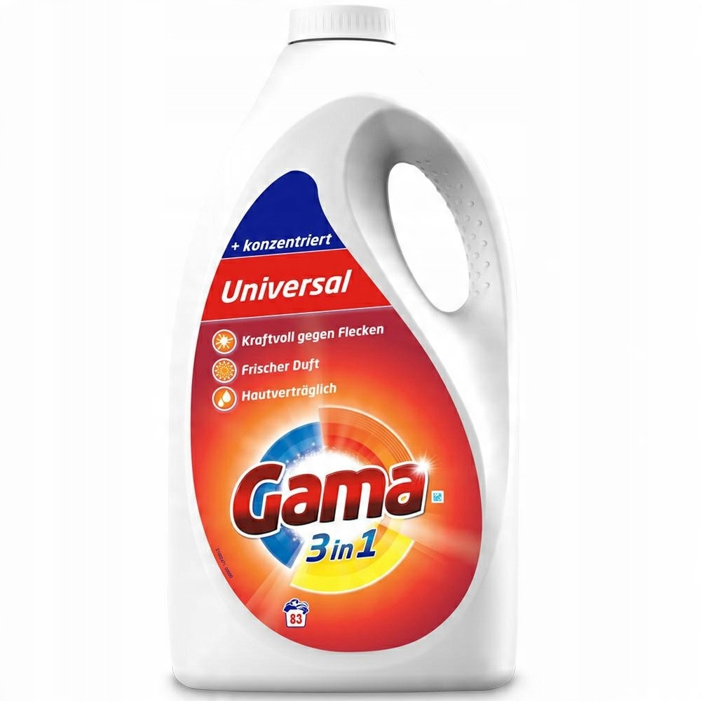 

Gama żel do prania 4,15L (83P) Uniwersalny