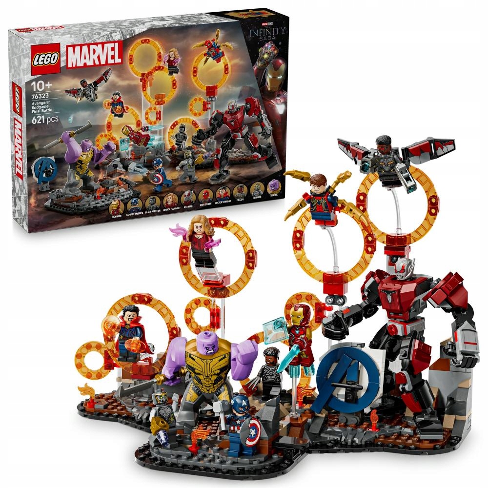Lego 76323 Marvel Heroes Avengers: Endgame poslední bitva