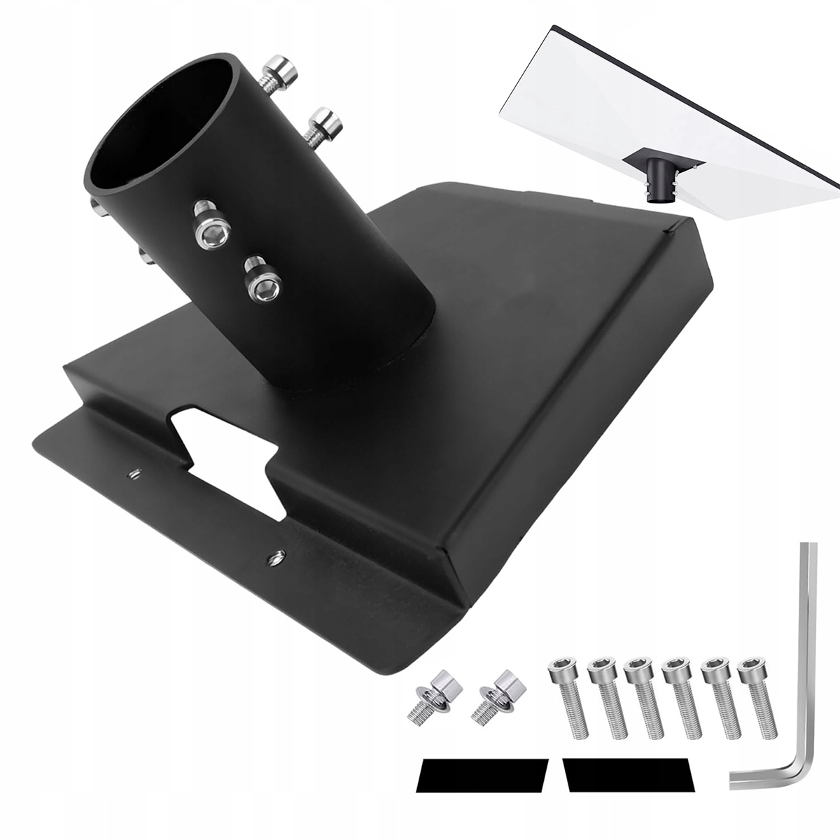 Adapter Łącznik Uchwyt Starlink Standard Gen.3 V3 Adapter na Rurę 6Śrub