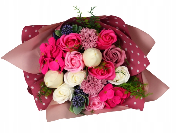 

Bukiet Kwiaty Mydlane Dzień Mamy Urodziny