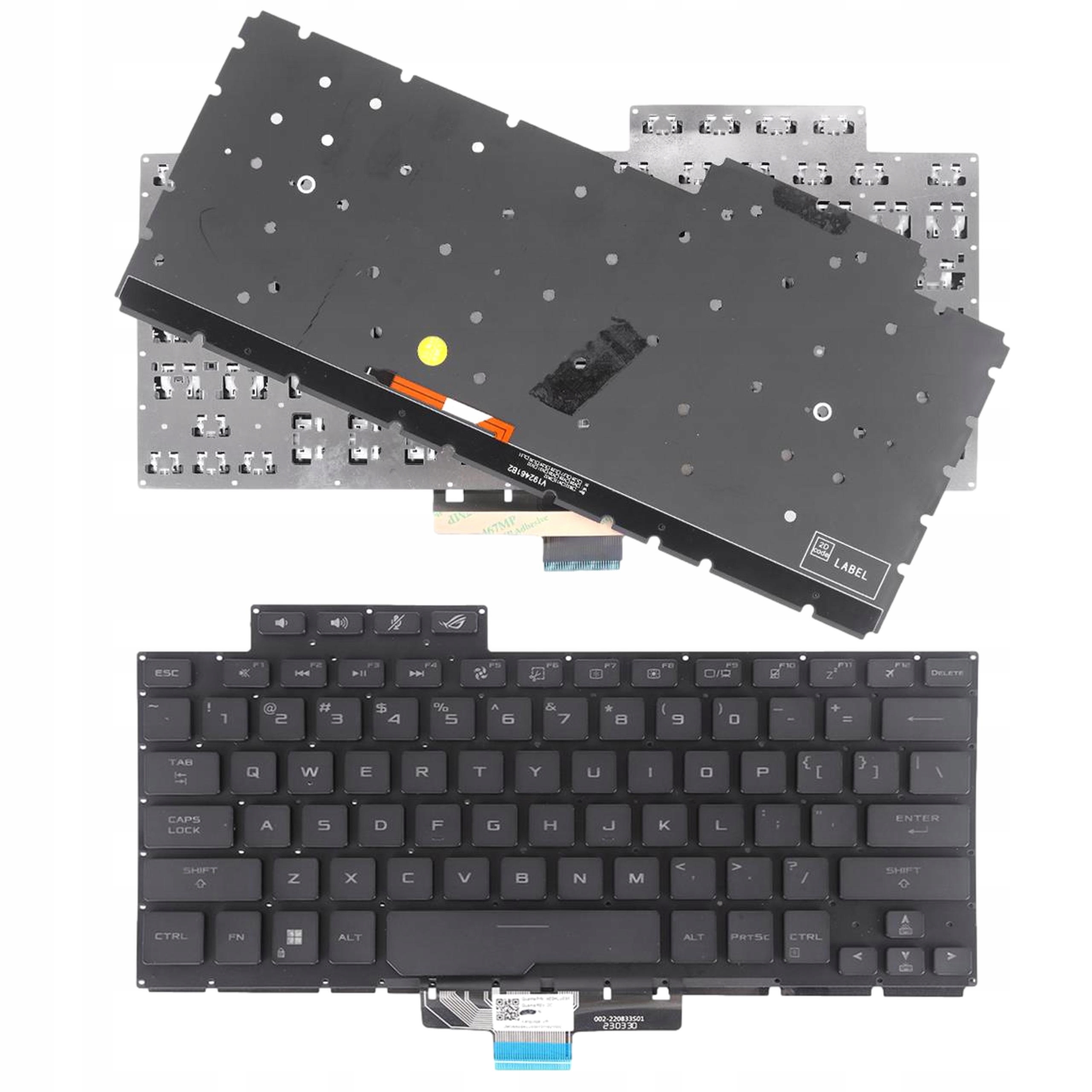 Klávesnice Pro Asus Rog Zephyrus G14 GA401 GA401U GA401M GA401QC GA401QE Led