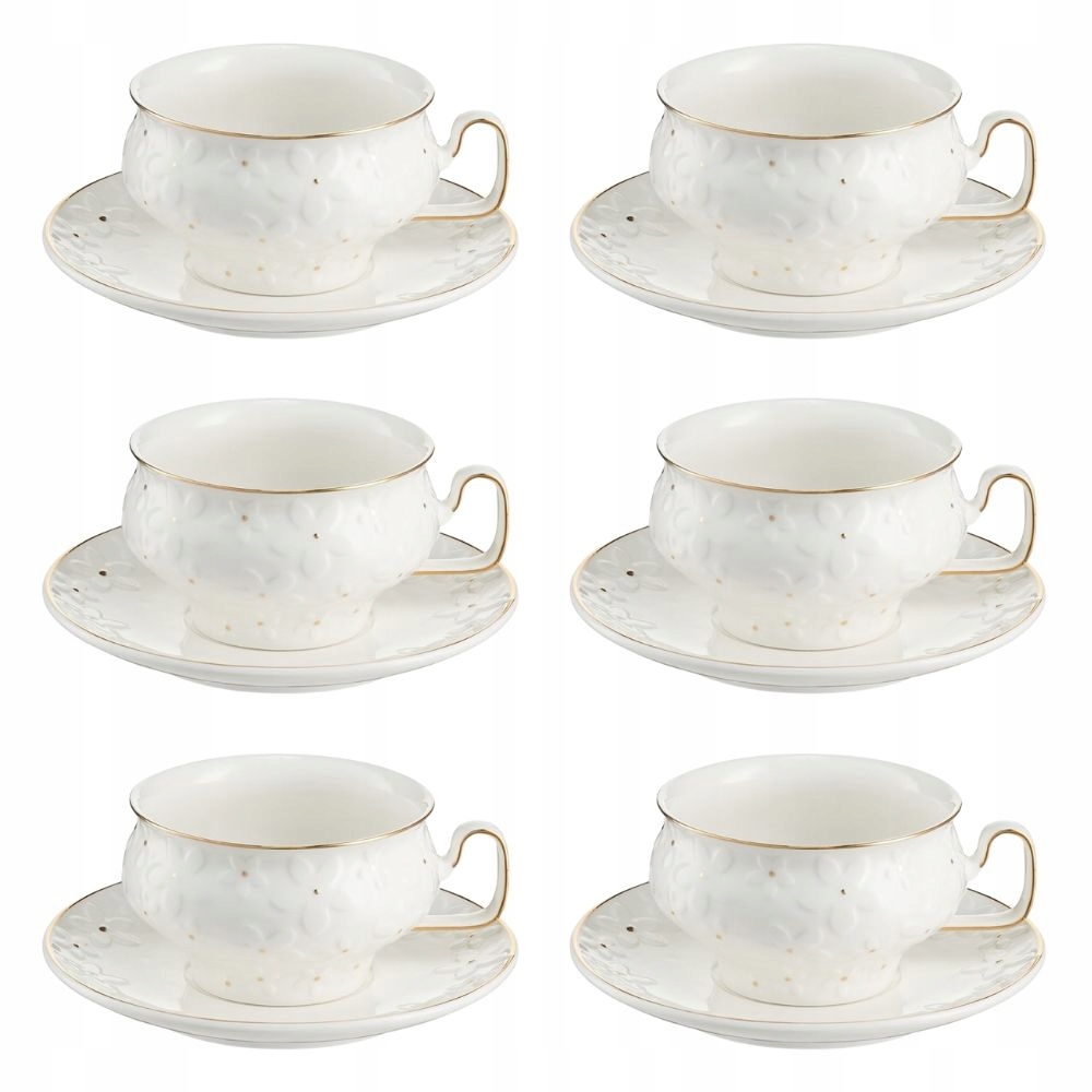 Villa Italia Sada porcelánových šálok 280 ml 6 kusov Fiorella