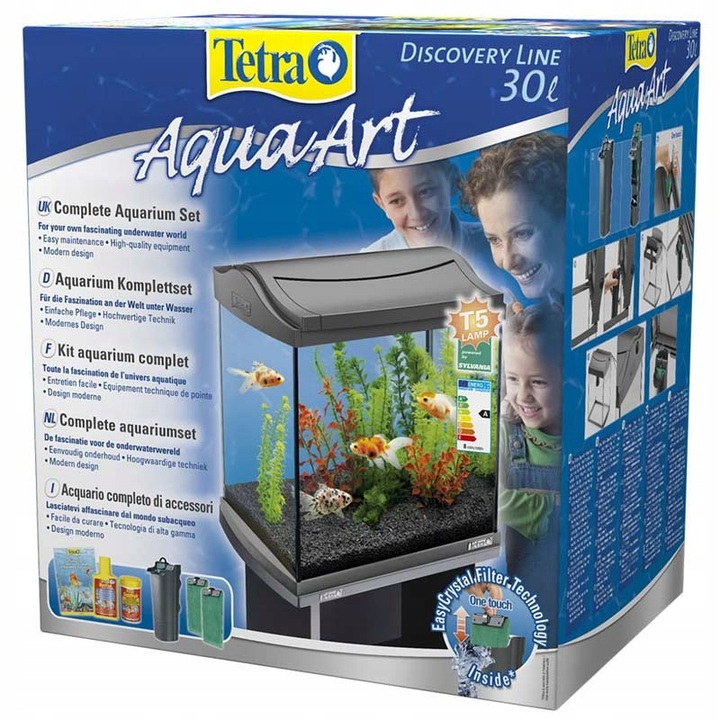 Tetra zestaw AquaArt Discovery Line Czarny 30L