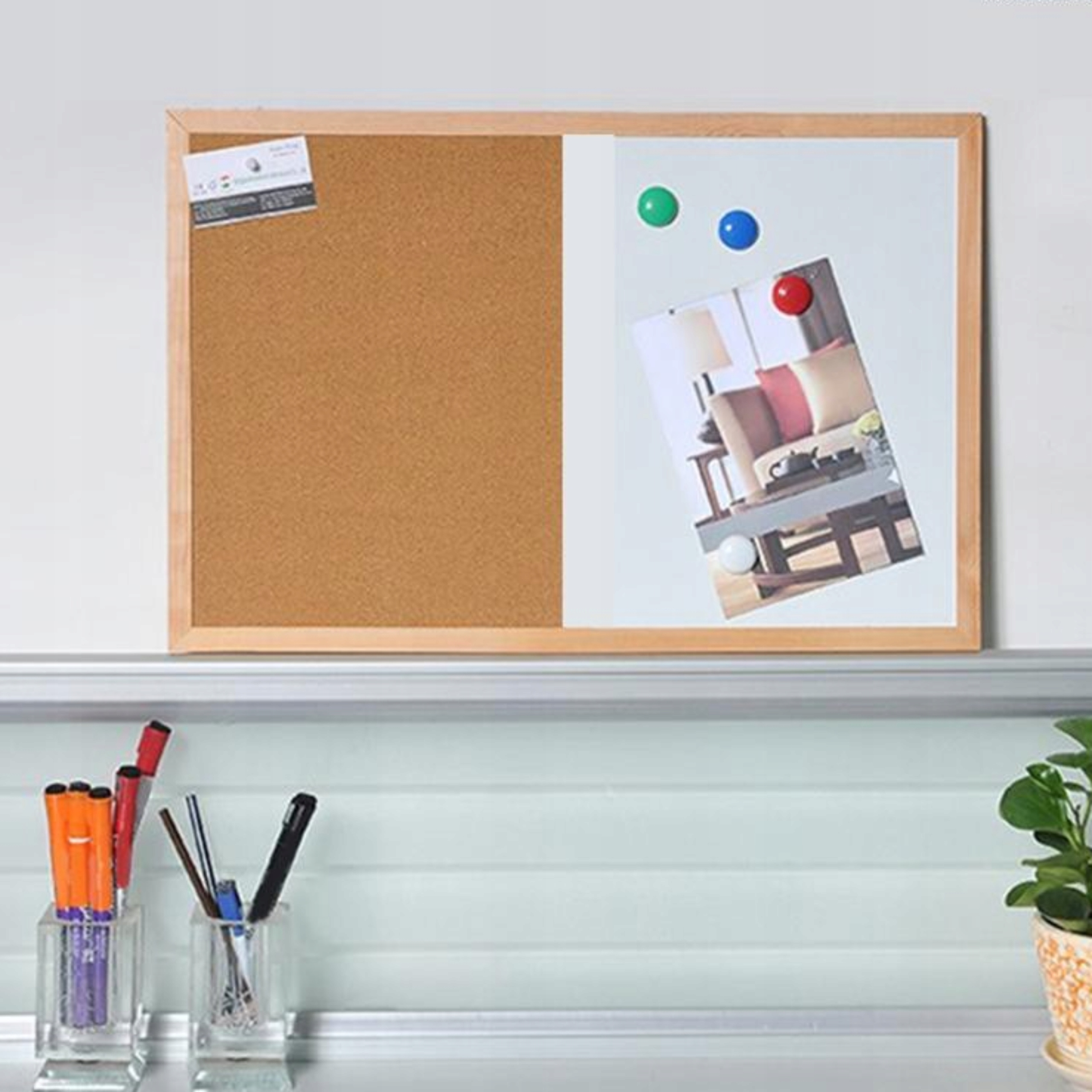 TABLICA KORKOWA RAMA DREWNIANA 40X50 CM GRAND Rodzaj tablicy inne