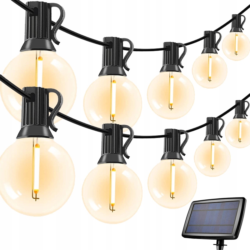 

Girlanda Solarna Ogrodowa 30x Żarówek Kulek Led