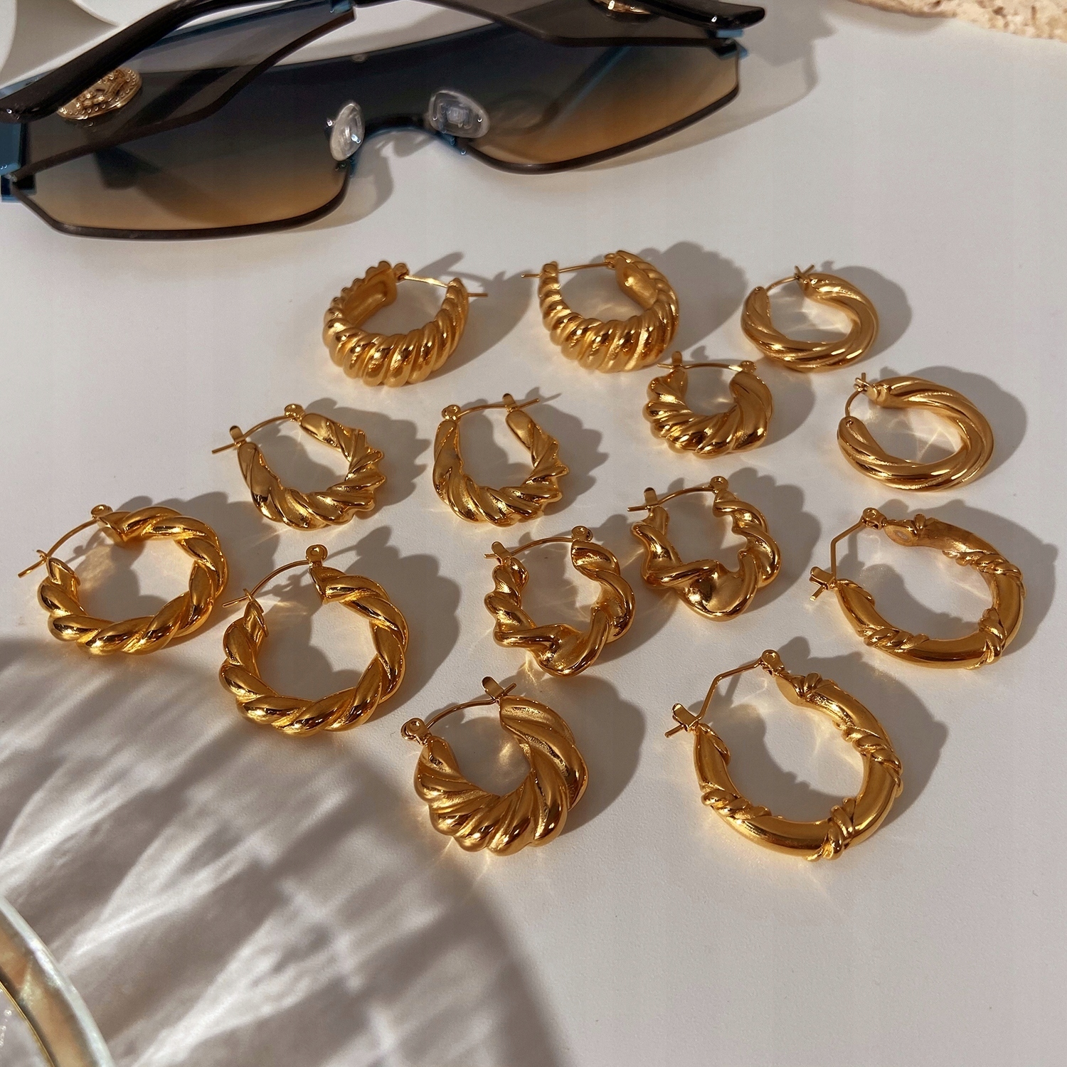 Stainless Steel CC Shape Croissant Chunky Hoo Kod producenta 737531