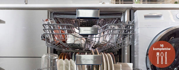 Zmywarka Grundig GVNP46211 A+++ 16 kpl 3 kosz 9,5l 1/2 wsadu Inverter 60 Model GVNP46211