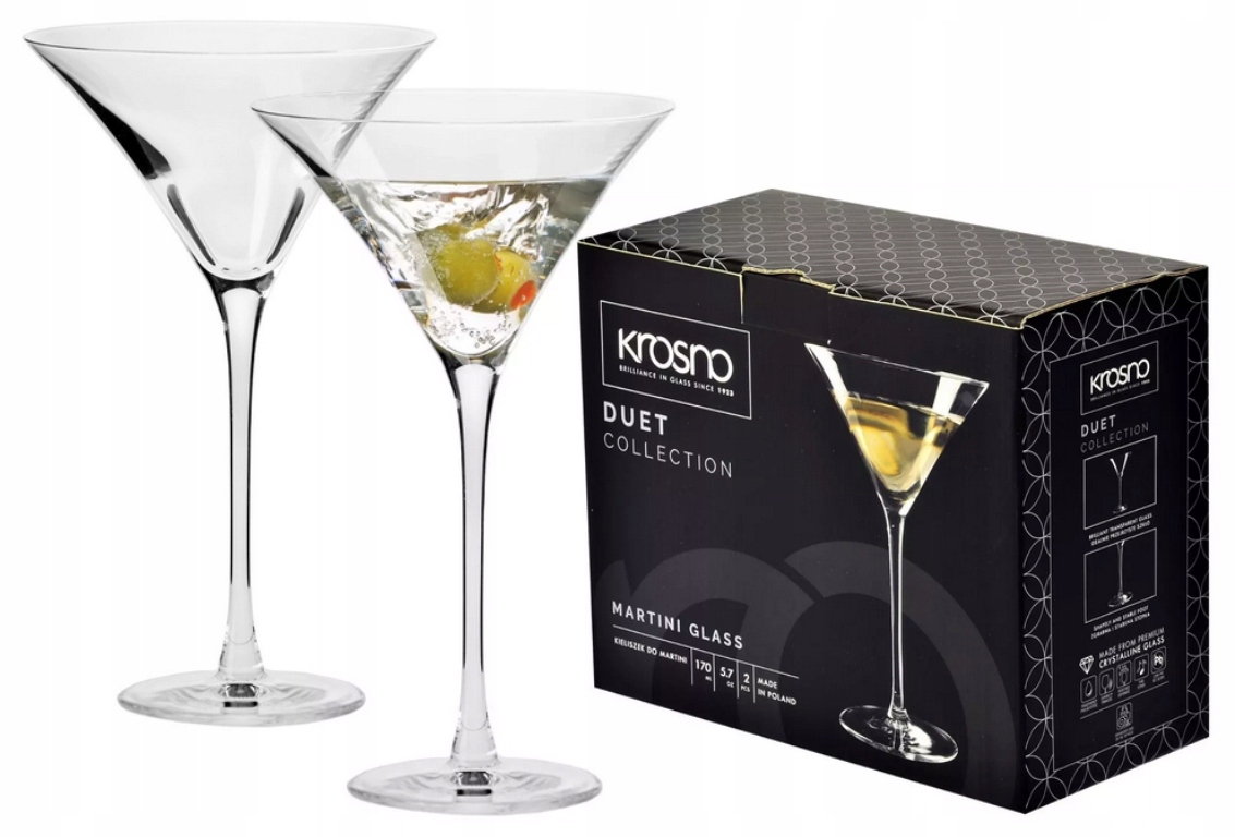 

Zestaw 2 x 170 Kieliszków Do Martini Duet Krosno