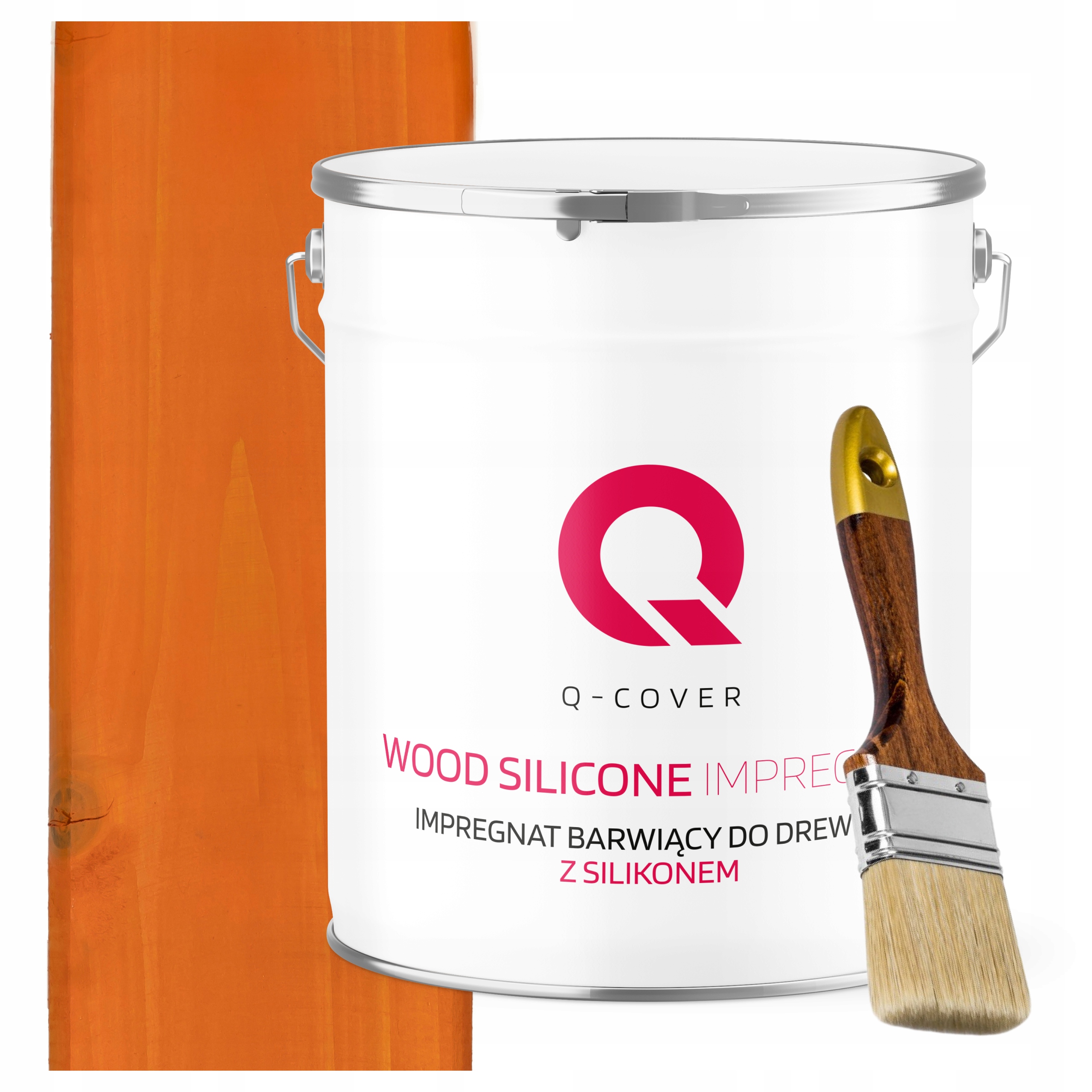 Impregnace Na Dřevo Extra Barva Se Silikonem Chron Oranžová 5L Štětec