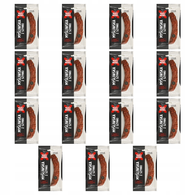 Lovecká klobása ze šunky 150 g Madej Wróbel X15