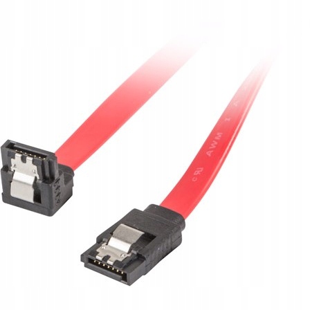 

Kabel Sata III 6 GB/s czerwony kątowy 50 cm