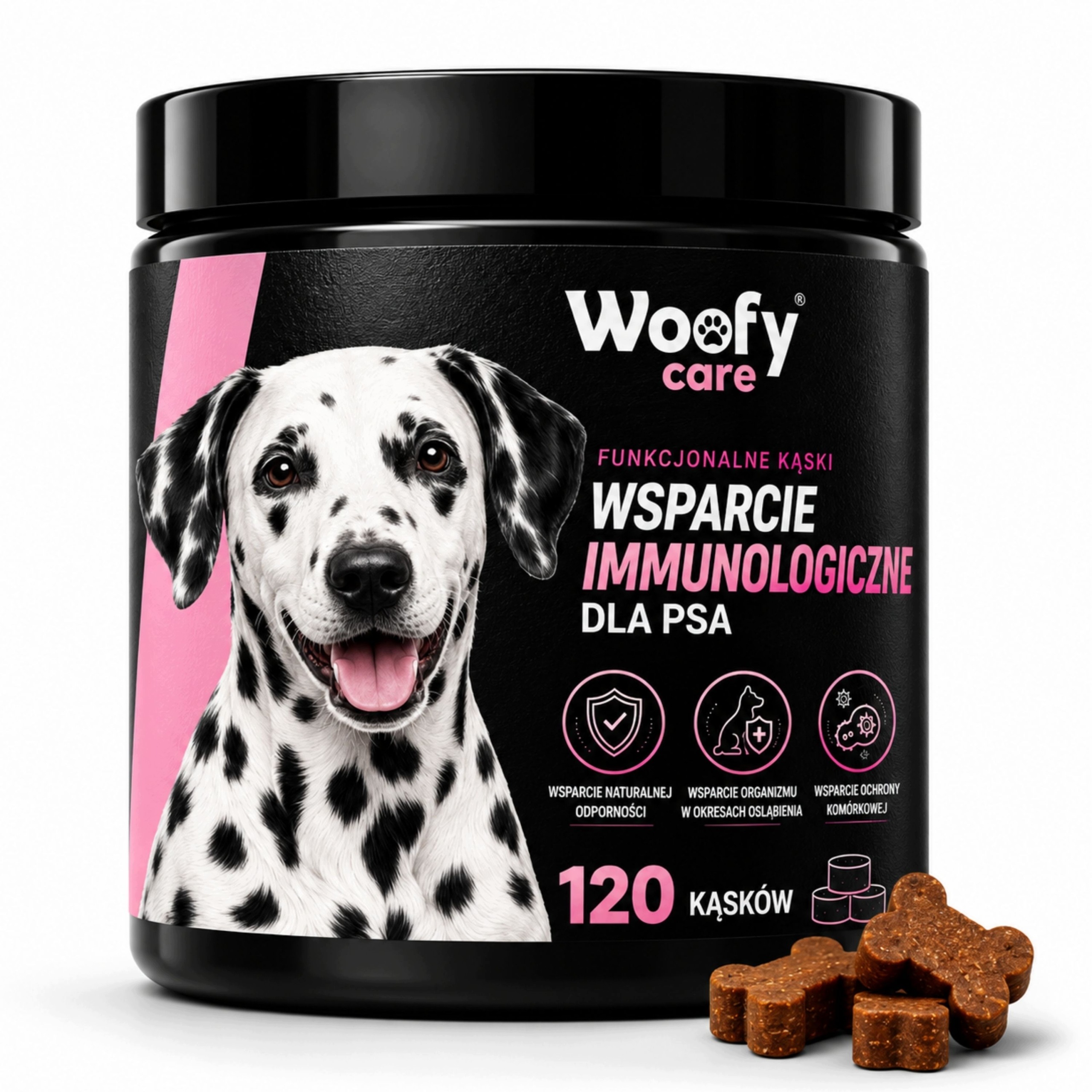 Podpora Imunity Pro Psa Woofy Ashwagandha Hmb 120 Ks