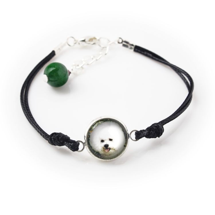 

Bichon Frise Bransoletka z Twoim zdjęciem Handmade
