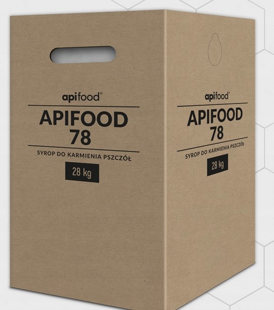 Apifood Syrop 28kg w kartonie pokarm Dla pszczół