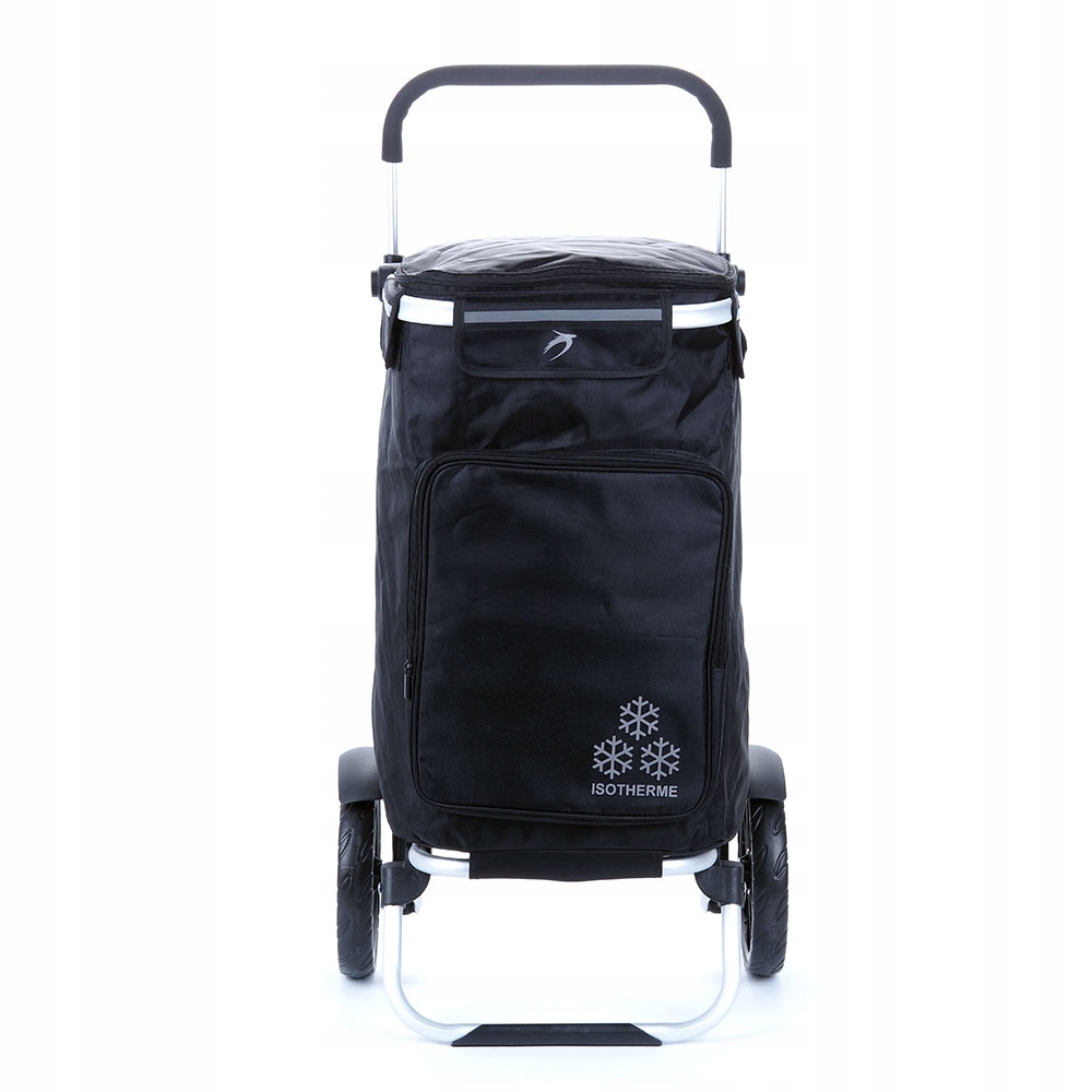 Wózek torba na zakupy na kółkach na łożyskach składany regulowana rączka 45