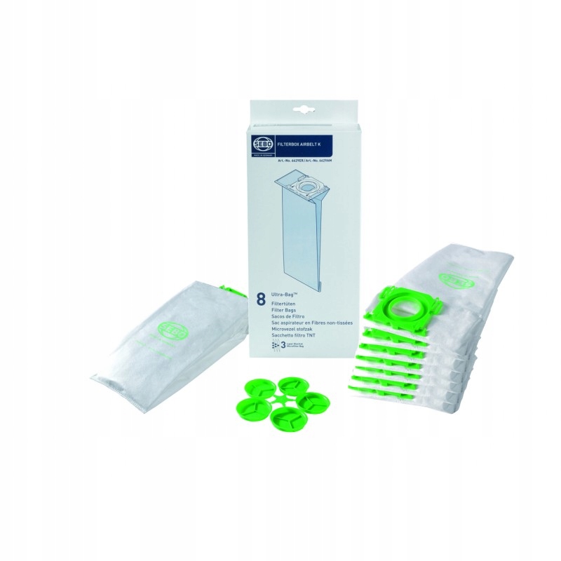 Worki do odkurzacza SEBO Airbelt K - Filterbox, fi