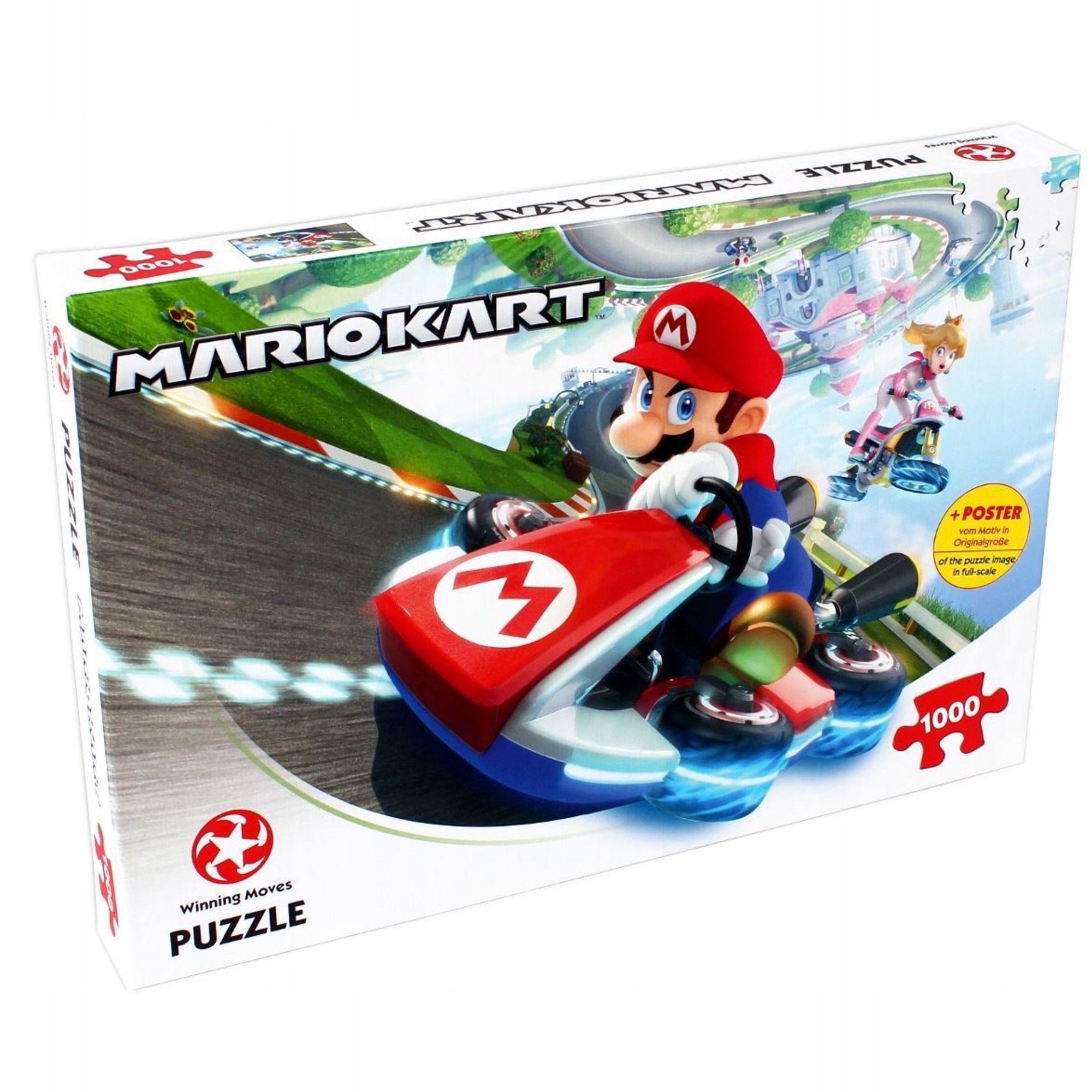 

Puzzle Mario Kart Funracer 1000 Elementów Plakat