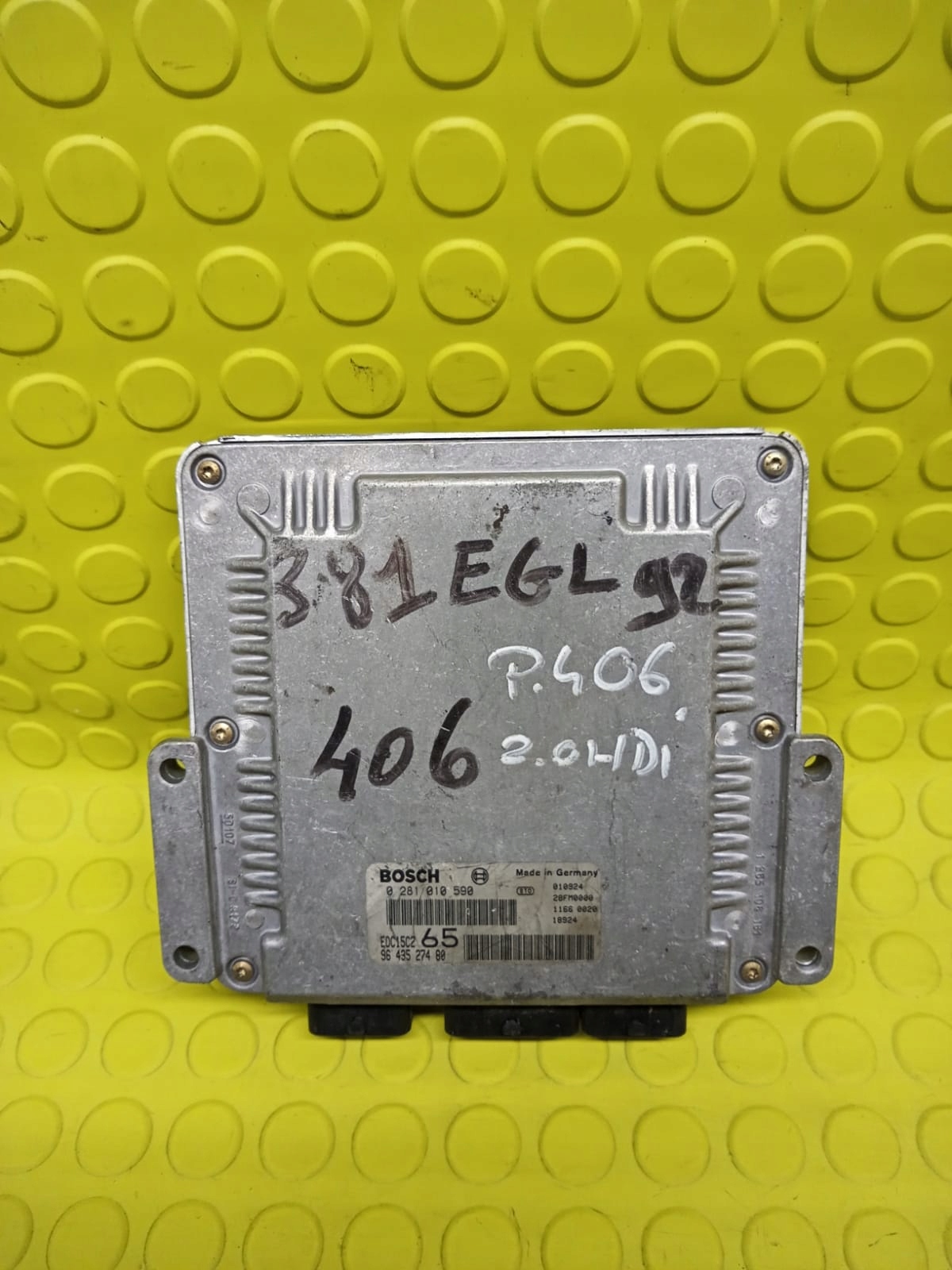 PEUGEOT 406 control unit 0281010590