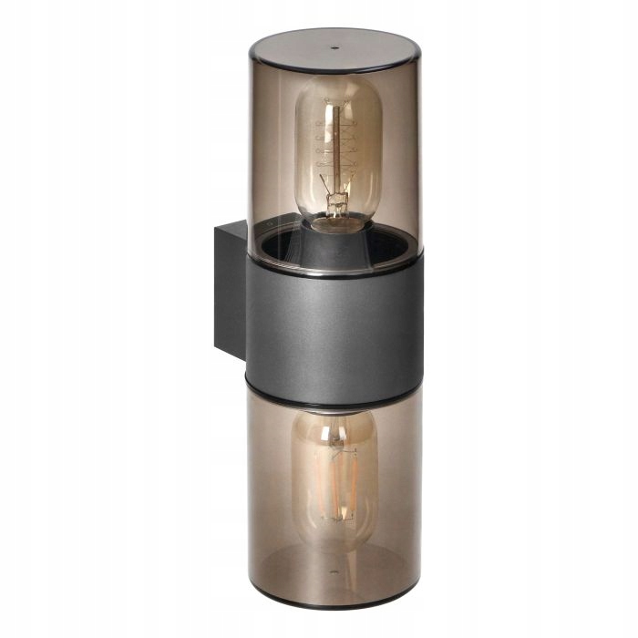 Salvia nástěnné svítidlo, zahradní svítidlo, 2xE27, IP54, šedá AD-OP-6574GE27PP