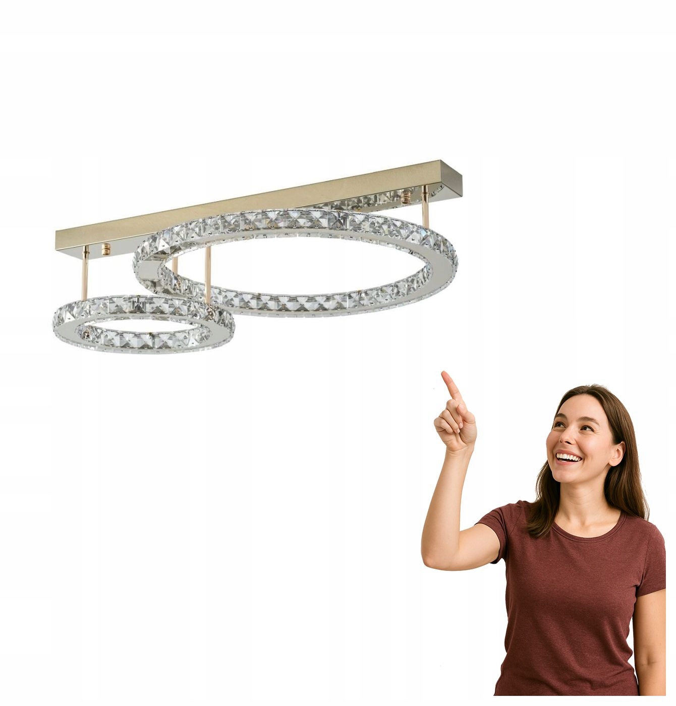 Led stropná lampa 36W Girona MX3713-2-3GT Zuma Line