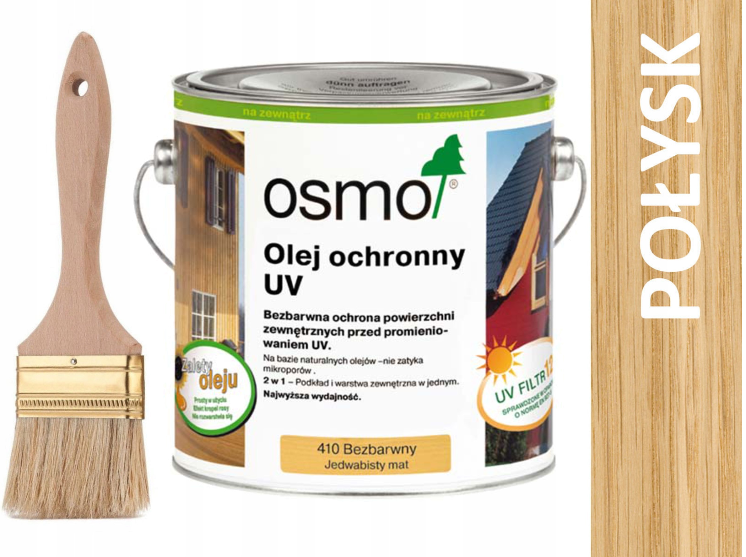 

Osmo Olej Ochronny Uv Bezbarwny Połysk 410 0,75L