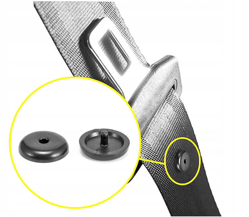 Zdjęcie AWparts BLOKADA KLAMRY ZAPIĘCIA PASA BEZPIECZEŃSTWA CZARNA