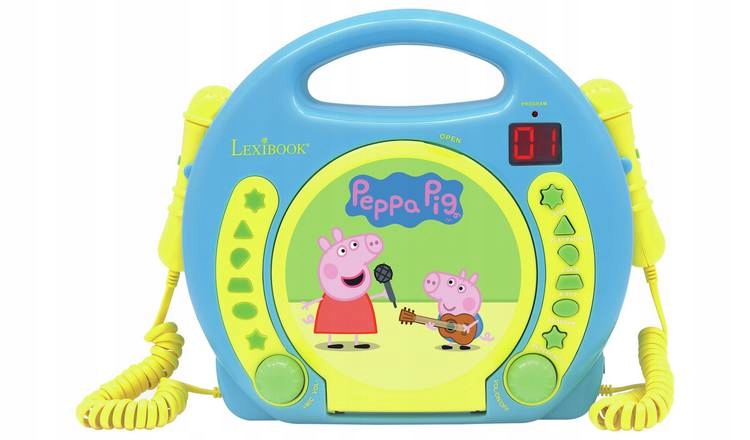 Lexibook CD prehrávač Prasiatko Peppa s 2 mikrofónmi