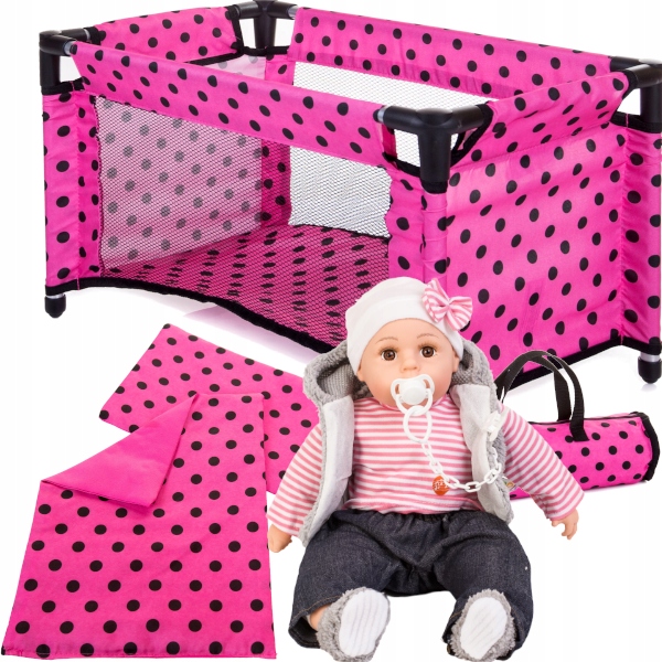 ZESTAW LALKA BOBAS INTERAKTYWNA + ŁÓŻECZKO KOJEC Kod producenta Z15