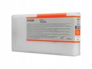 Epson T653 Orange Ink Cartridge (200ml) C13T653A00