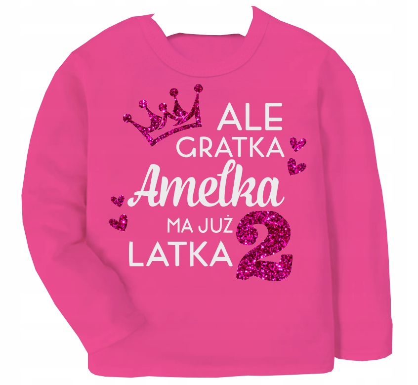 

Bluzka Urodziny Ale gratka mam 2 latka Imię r.92