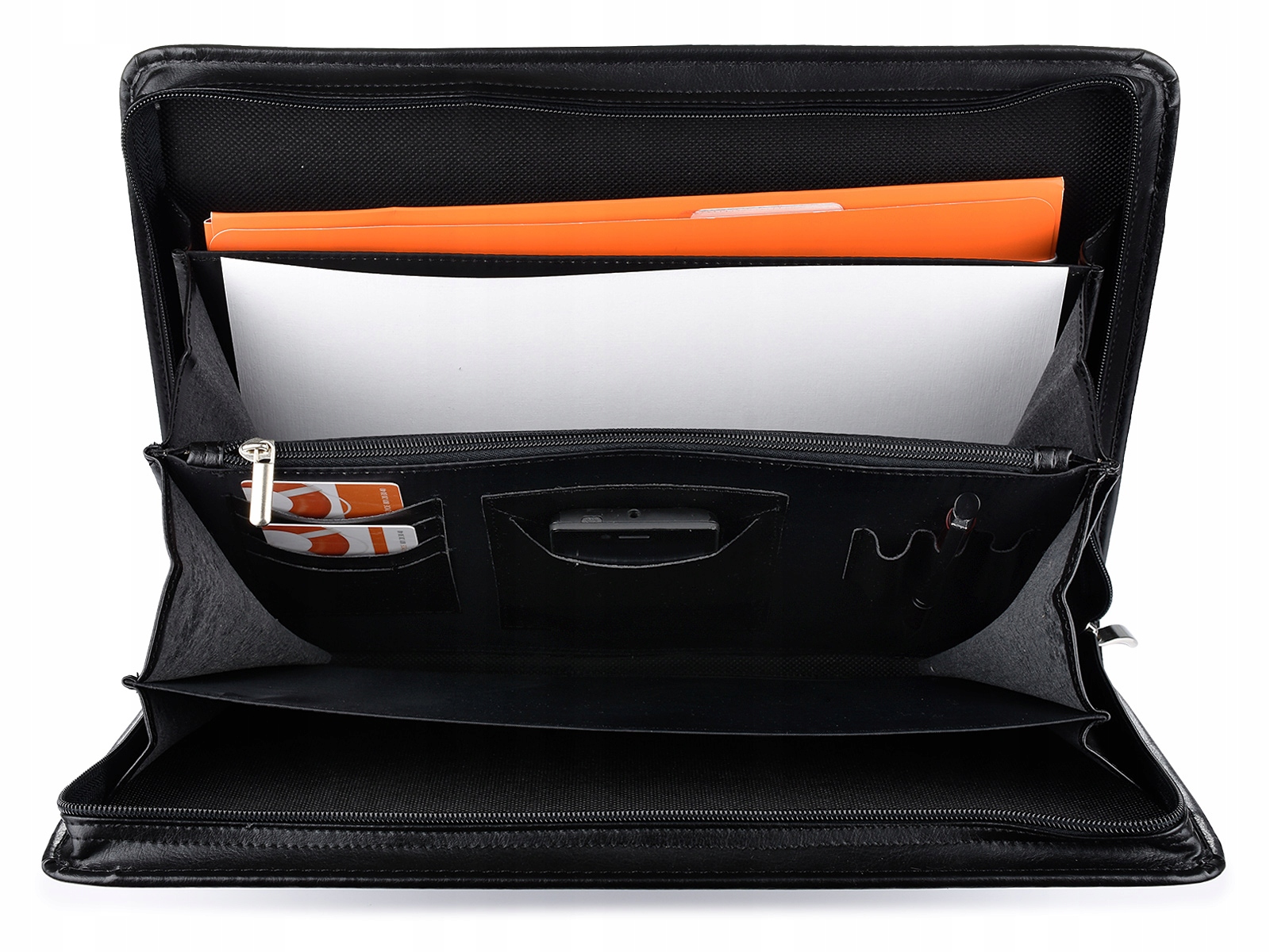 AKTÓWKA TECZKA MĘSKA SKÓRZANA BIWUAR ORGANIZER A4 Marka Beltimore