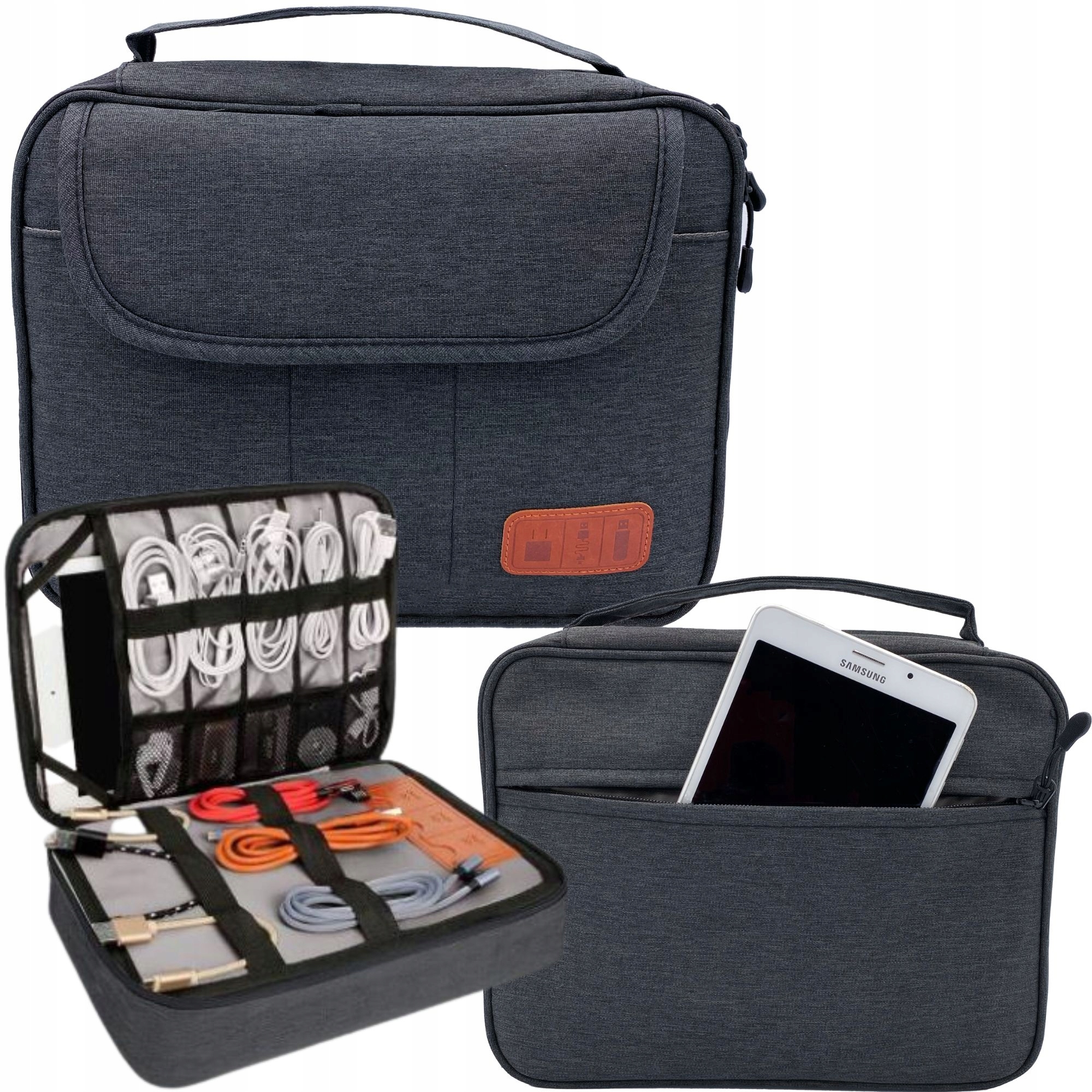 

Wkładka organizer podróżny kabli przewodów Grid it